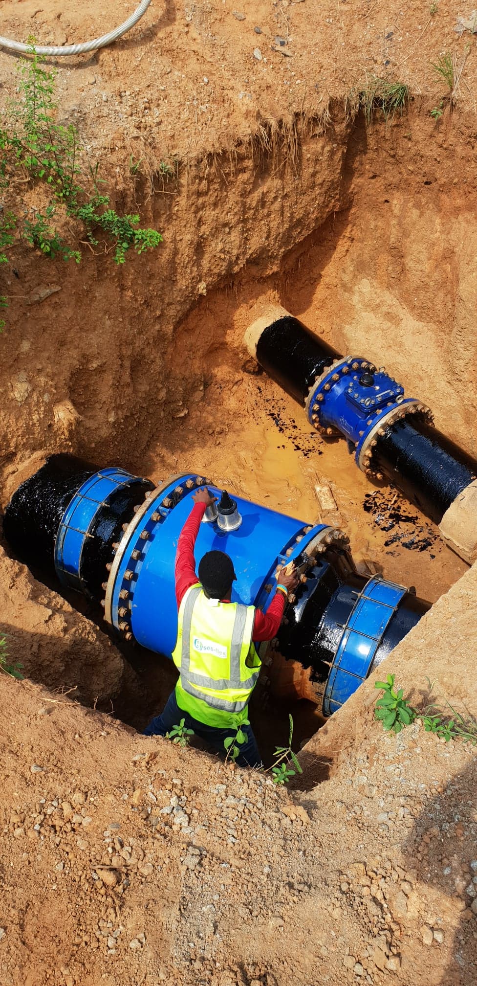 Bulk meter installation with safety protocols